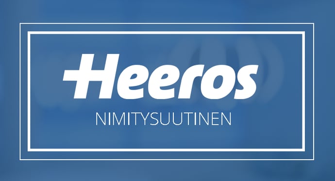 Muutoksia Heeros organisaatiossa – uusi vetäjä kansainväliselle myynnille ja kumppanuuksille